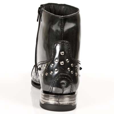  M.NW114-C1 CHAROL STUCO ACERO VIP 1 NEGRO SUELA ACERO T VIP New Rock M.NW114-C1  6