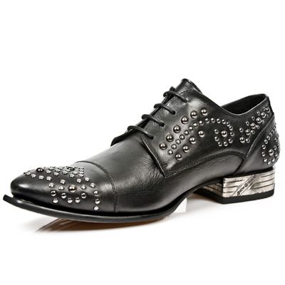 Туфли M.NW115-C2 ITALI NEGRO VIP1 NEGRO SUELA ACERO T VIP ACERO New Rock M.NW115-C2 Изображение 5