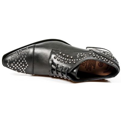 Туфли M.NW115-C2 ITALI NEGRO VIP1 NEGRO SUELA ACERO T VIP ACERO New Rock M.NW115-C2 Изображение 8