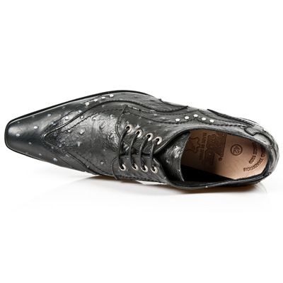  M.NW119-C3 AVESTRUZ NEGRO ACERO VIP1 NEGRO SUELA AC T VIP AC New Rock M.NW119-C3  8