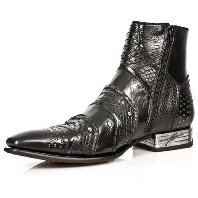  M.NW122-C2 NOMADA NEGRO PITON NEGRO VIP1 NEGRO SUELA ACERO T New Rock M.NW122-C2  5