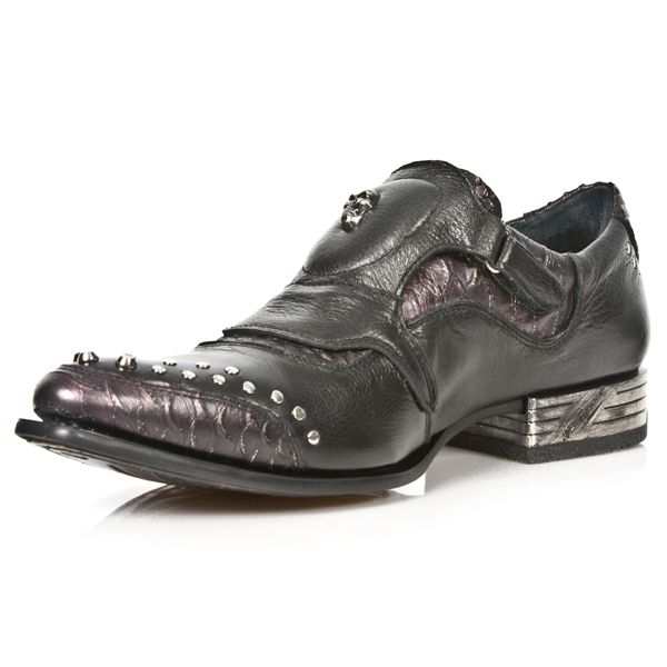  M.NW124-C1 SERPENTE MAKI LILA NOMADA NEGRO TACON VIP ACERO New Rock M.NW124-C1  5