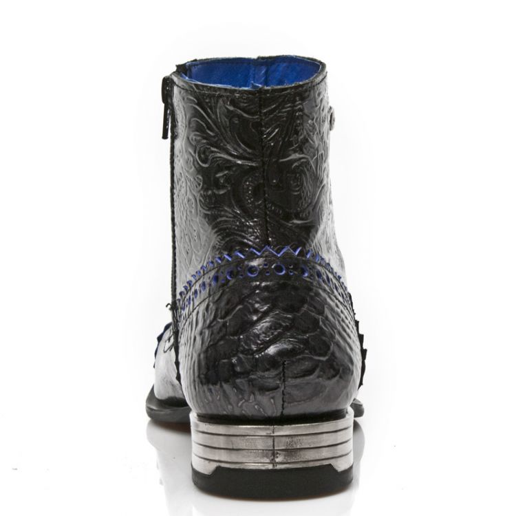  M.NW133-C2 PITON NEGRO GRAFITO REVESS AZUL DRAMA CHAROL NEGR New Rock M.NW133-C2  6