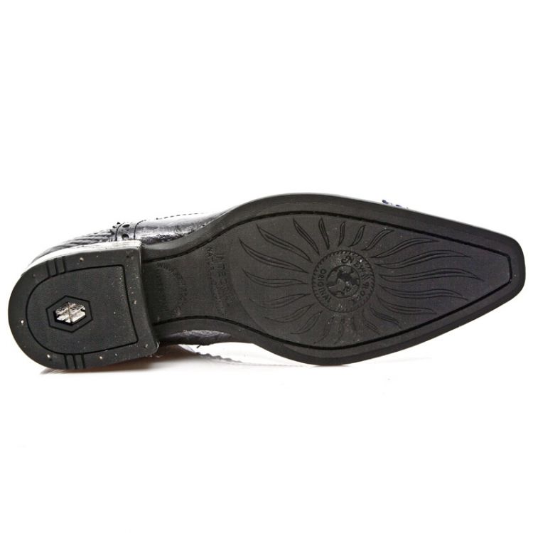  M.NW133-C2 PITON NEGRO GRAFITO REVESS AZUL DRAMA CHAROL NEGR New Rock M.NW133-C2  7
