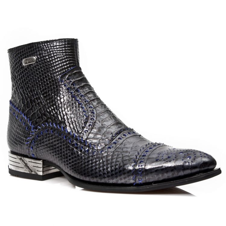 M.NW133-C3 PITON NEGRO GRAFITO REVESS AZUL VIP1 GUM NEGRO TA New Rock M.NW133-C3  3