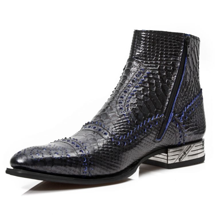  M.NW133-C3 PITON NEGRO GRAFITO REVESS AZUL VIP1 GUM NEGRO TA New Rock M.NW133-C3  5