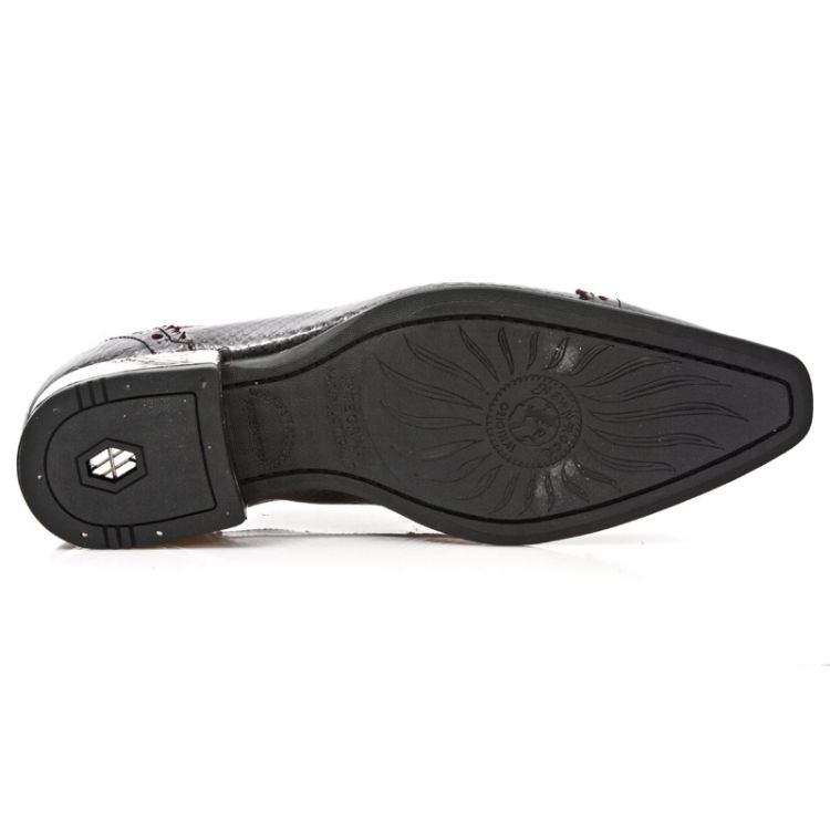  M.NW134-C2 PITON NEGRO GRAFITO REVESS ROJO VIP1 GUM NEGRO TA New Rock M.NW134-C2  7