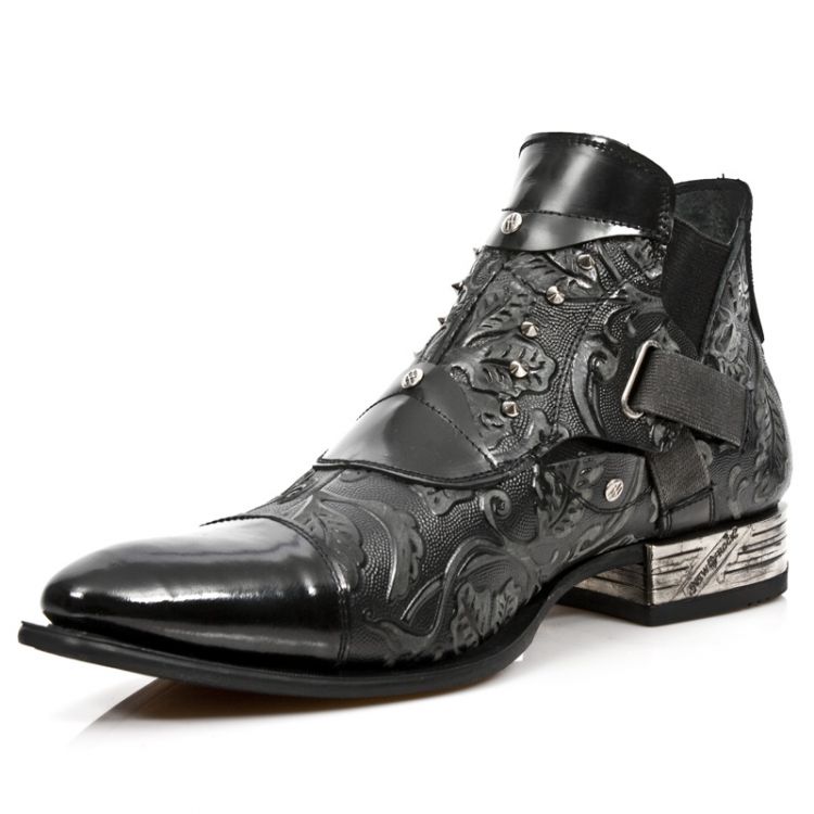  M.NW135-C1 ANTIK PULIDO NEGRO VINTAGE FLOWER NEGRO VIP NEGRO New Rock M.NW135-C1  5