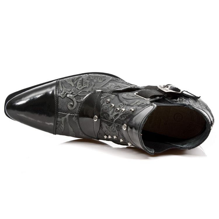  M.NW135-C1 ANTIK PULIDO NEGRO VINTAGE FLOWER NEGRO VIP NEGRO New Rock M.NW135-C1  8