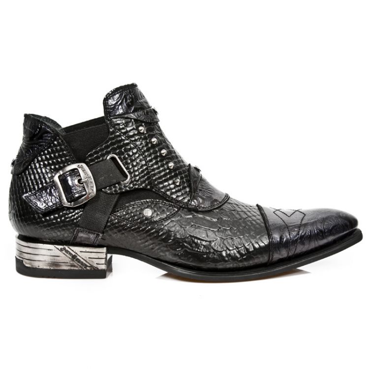  M.NW135-C3 DRAMA CHAROL NEGRO PITON VIP1 GUM NEGRO TACON VI New Rock M.NW135-C3  1