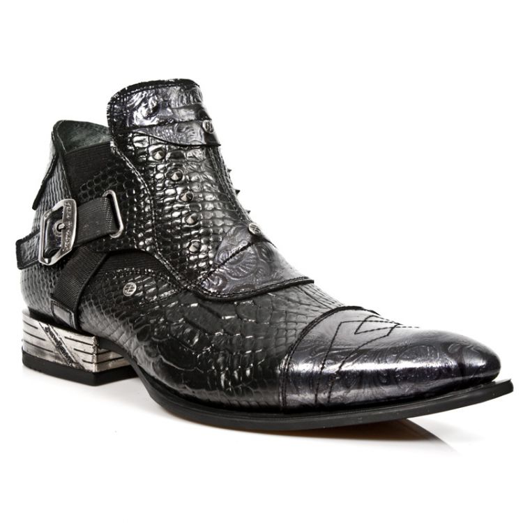  M.NW135-C3 DRAMA CHAROL NEGRO PITON VIP1 GUM NEGRO TACON VI New Rock M.NW135-C3  3