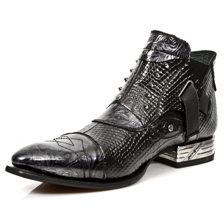  M.NW135-C3 DRAMA CHAROL NEGRO PITON VIP1 GUM NEGRO TACON VI New Rock M.NW135-C3  5