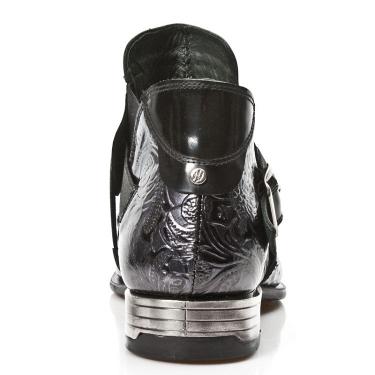 Ботинки M.NW135-S1 ANTIK PULIDO NEGRO, DRAMA CHAROL NEGRO VIP-1 GUM New Rock M.NW135-S1 Изображение 6