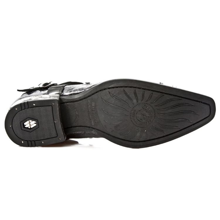 Ботинки M.NW135-S1 ANTIK PULIDO NEGRO, DRAMA CHAROL NEGRO VIP-1 GUM New Rock M.NW135-S1 Изображение 7