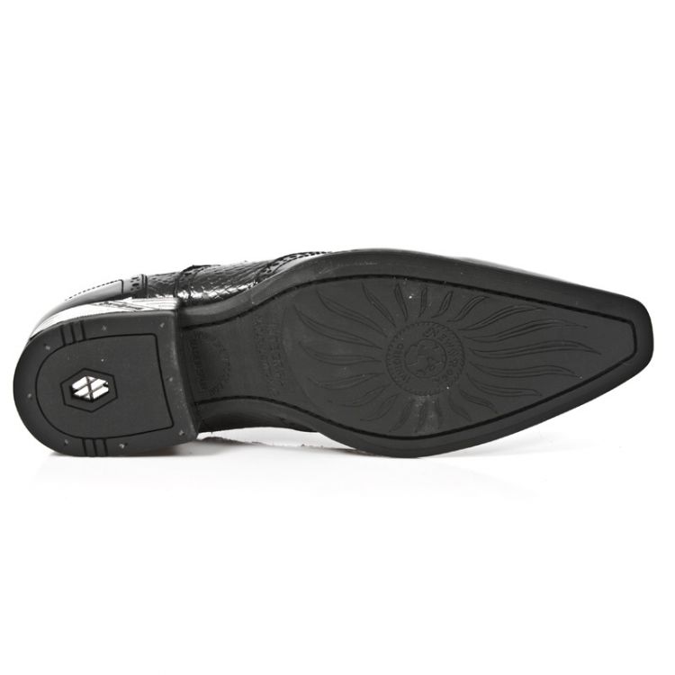  M.NW136-C2 CHAROL NEGRO PITON NEGRO PULIK ACERO VIP1 GUM NEG New Rock M.NW136-C2  7