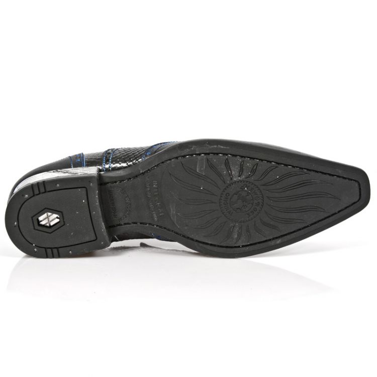  M.NW136-C5 LUX NEGRO AZUL PITON NEGRO PULIK ACERO VIP1 GUM N New Rock M.NW136-C5  7