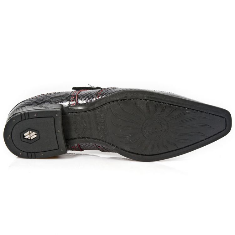 Ботинки M.NW137-R1 PITON NEGRO GRAFITO REVESS ROJO,COCO NEGRO GRAFIT New Rock M.NW137-R1 Изображение 7