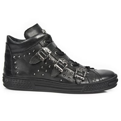  M.PS007-Z1 NOMADA NEGRO, CON BORDADO, PISA NEGRO New Rock M.PS007-Z1  1