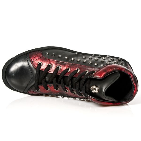  M.PS021-C1 ITALI NEGRO BOX ROJO METAL PISA NEGRO New Rock M.PS021-C1  8