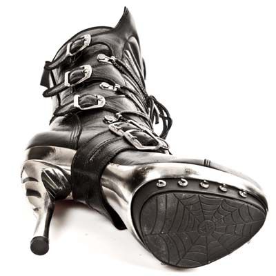  M.PUNK001-VC1 VEGAN NEGRO PLAT ACERO PUNK GARRAS T COBRA ACE New Rock M.PUNK001-VC1  7