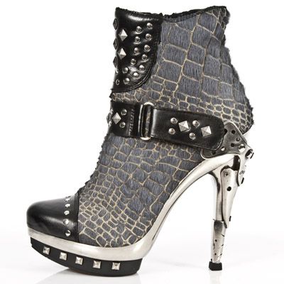  M.PUNK003-C10 NOMADA NEGRO PELO COCO GRIS PL ACERO T RECICLE New Rock M.PUNK003-C10  2