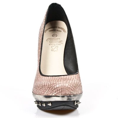  M.PUNK012-C10 PITON PLISADO ROSA ACERO PIEL V NEG PL PUNK CO New Rock M.PUNK012-C10  4