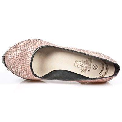  M.PUNK012-C10 PITON PLISADO ROSA ACERO PIEL V NEG PL PUNK CO New Rock M.PUNK012-C10  8