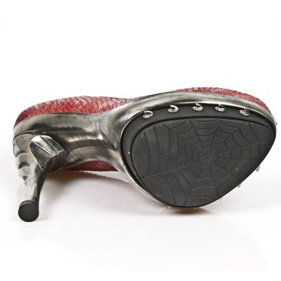  M.PUNK012-C15 PITON PLISADO ROJO ACERO V NEG PL PUNK COBRA G New Rock M.PUNK012-C15  7