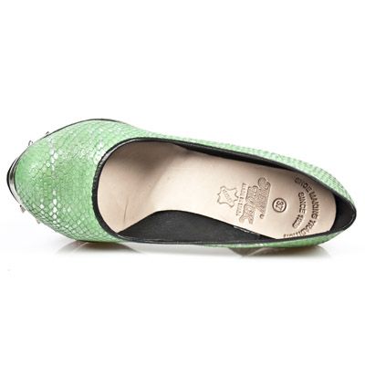  M.PUNK012-C9 PITON PLISADO MENTA ACERO PIEL VIVO NEG PL PUNK New Rock M.PUNK012-C9  8