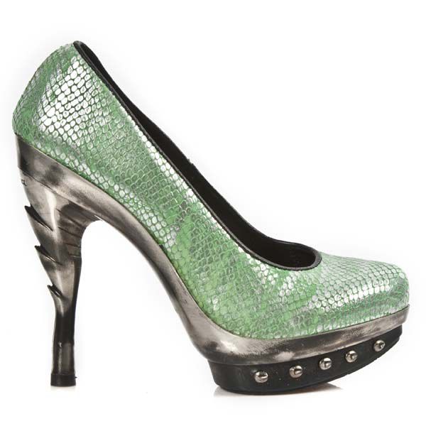  M.PUNK012-R9 PITON PLISADO MENTA ACERO PIEL VIVO NEG PL PUNK New Rock M.PUNK012-R9  2