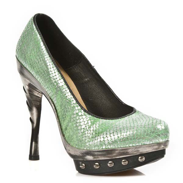  M.PUNK012-R9 PITON PLISADO MENTA ACERO PIEL VIVO NEG PL PUNK New Rock M.PUNK012-R9  3