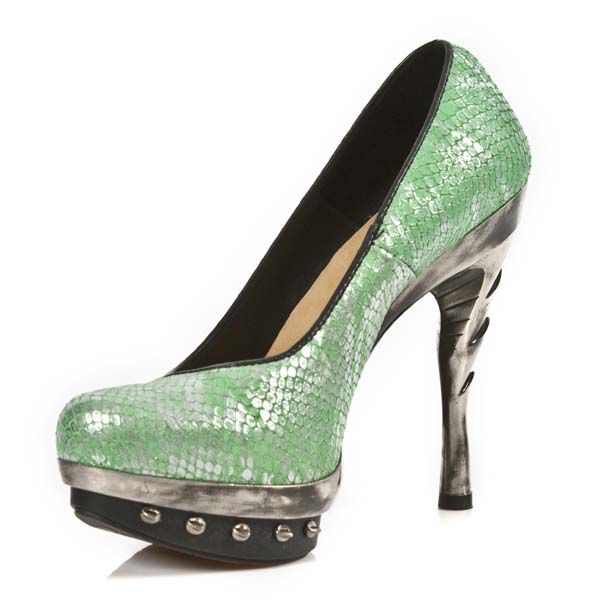  M.PUNK012-R9 PITON PLISADO MENTA ACERO PIEL VIVO NEG PL PUNK New Rock M.PUNK012-R9  5