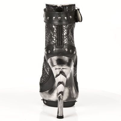 M.PUNK028-C1 ITALI NEGRO, PITON PLISADO NEGRO ACERO, PUNK GA New Rock M.PUNK028-C1  6