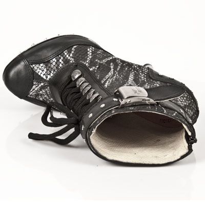  M.PUNK028-C1 ITALI NEGRO, PITON PLISADO NEGRO ACERO, PUNK GA New Rock M.PUNK028-C1  8