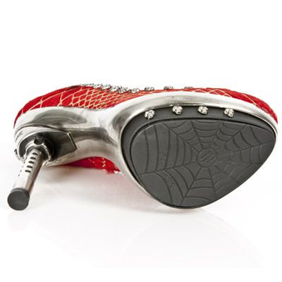 Туфли M.PUNK043-C6 PELO COCO ROJO VIVO NEGRO PL PUNK CAL CANYON New Rock M.PUNK043-C6 Изображение 7