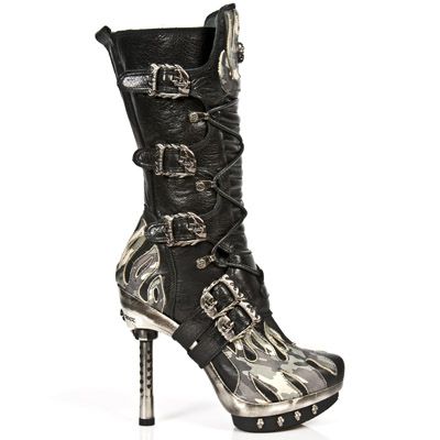  M.PUNK049-C4 NOMADA NEGRO CAMUFLAJE GRIS PL ACERO PUNK CANYO New Rock M.PUNK049-C4  2