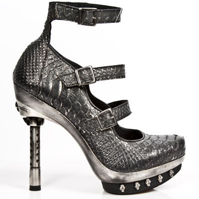  M.PUNK051-C2 PITON GRIS PLATA PL ACERO PUNK CRISTAL T CANYON New Rock M.PUNK051-C2  2