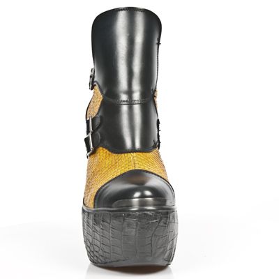  M.PZ001-L1 ANTIK NEGRO SERPIENTE MATRIX AMARILLO PL PANZER New Rock M.PZ001-L1  4
