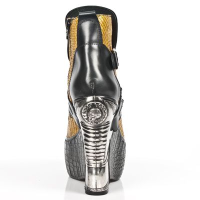  M.PZ001-L1 ANTIK NEGRO SERPIENTE MATRIX AMARILLO PL PANZER New Rock M.PZ001-L1  6