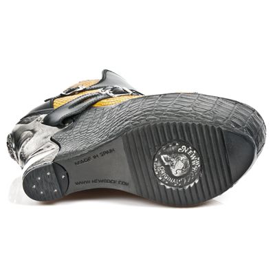  M.PZ001-L1 ANTIK NEGRO SERPIENTE MATRIX AMARILLO PL PANZER New Rock M.PZ001-L1  7