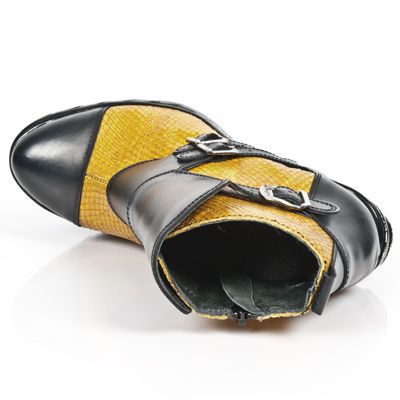  M.PZ001-L1 ANTIK NEGRO SERPIENTE MATRIX AMARILLO PL PANZER New Rock M.PZ001-L1  8