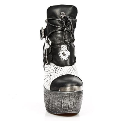  M.PZ001-R5 ITALI NEGRO PITON BLANCO PLATA PL PANZER PLATA AC New Rock M.PZ001-R5  4
