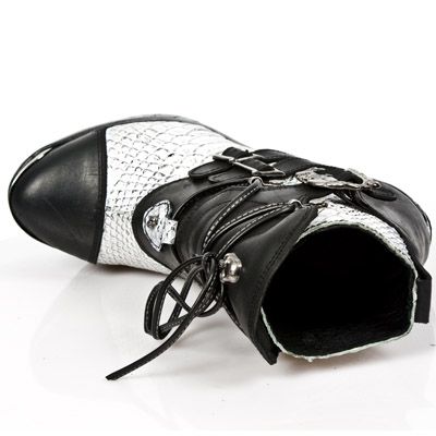  M.PZ001-R5 ITALI NEGRO PITON BLANCO PLATA PL PANZER PLATA AC New Rock M.PZ001-R5  8