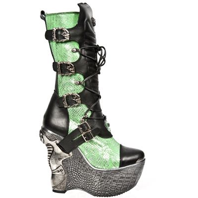  M.PZ003-C11 PITON NEGRO PITON PLIS MENTA ACE PL PANZER PLATA New Rock M.PZ003-C11  1