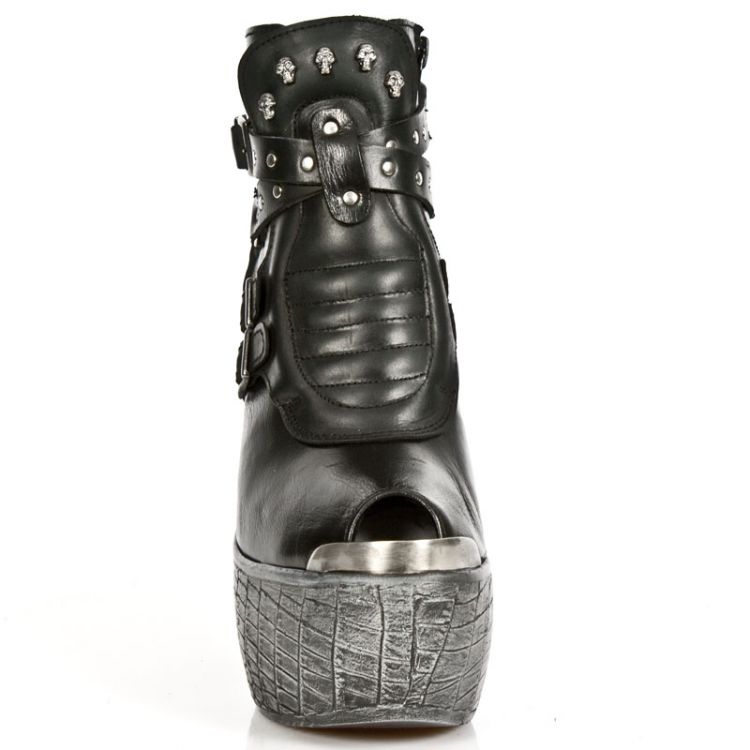  M.PZ008-R1 NOMADA ITALI NEGRO PL PANZER PLATA TACON ACERO New Rock M.PZ008-R1  4