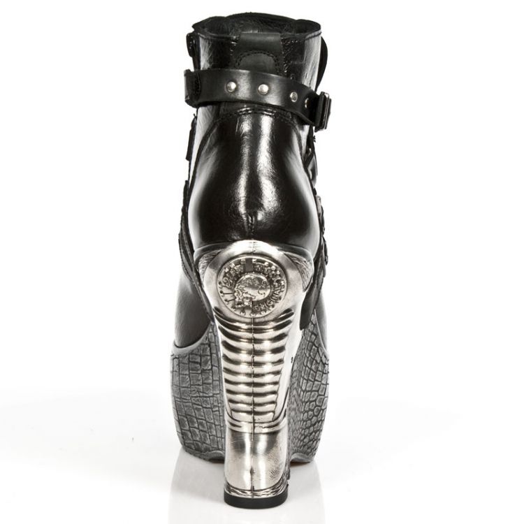  M.PZ008-R1 NOMADA ITALI NEGRO PL PANZER PLATA TACON ACERO New Rock M.PZ008-R1  6