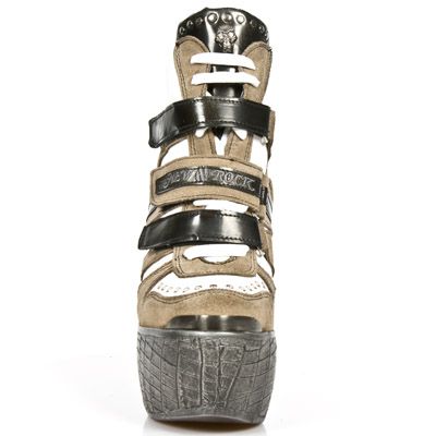  M.PZ010-C3 VELOUR ARENA NAPA BLANCA PULIK ACERO PANZER PLATA New Rock M.PZ010-C3  4