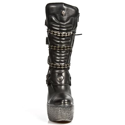  M.PZ013-C1 NOMADA NEGRO PL PANZER PLATA TACON ACERO New Rock M.PZ013-C1  4