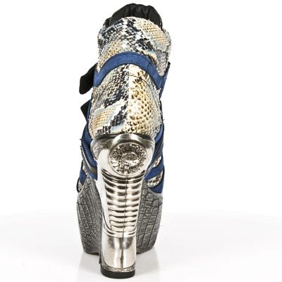  M.PZ010-C4 VELOUR AZAFATA PITON DIAMANTE AZUL PULIK AC PANZE New Rock M.PZ010-C4  6