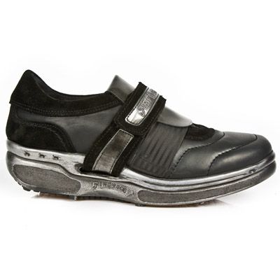  M.RK004-C7 ITALI NEGRO VELOUR NEGRO ANTIK ACERO ROCKING NEGR New Rock M.RK004-C7  1
